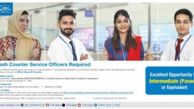 UBL Jobs 2024 for Inter Pass Students Officer Grade IV (Non-Graduate Program)