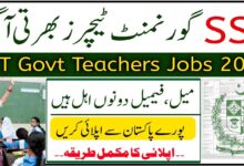 Secondary School Teachers (BS-17) Job Vacancies via FPSC Advertisement No 04