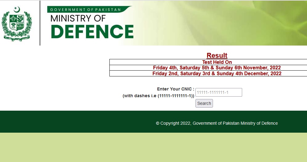 Ministry of Defence MOD Result 2023 for Written Tests Check Now