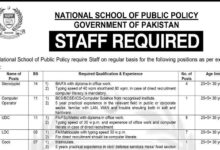 National School of Public Policy Jobs 2023