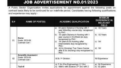 Pakistan Atomic Energy Latest jobs 2023