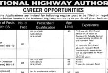 National Highway Authority NHA Jobs 2023