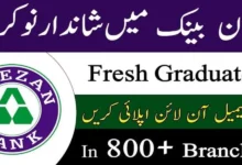 Meezan Bank Jobs for Fresh Graduates