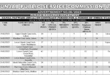 PPSC Canal Patwari Jobs 2023 Advertisement