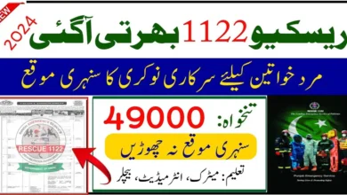 RESCUE 1122 Latest Jobs 2024 in Sindh