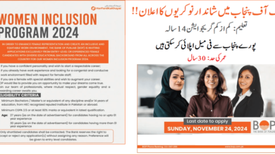 BOP Women Inclusion Program 2024