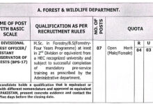 SPSC Jobs 2025 Advertisement No 1