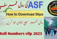 ASF Roll No Slip 2023 Download