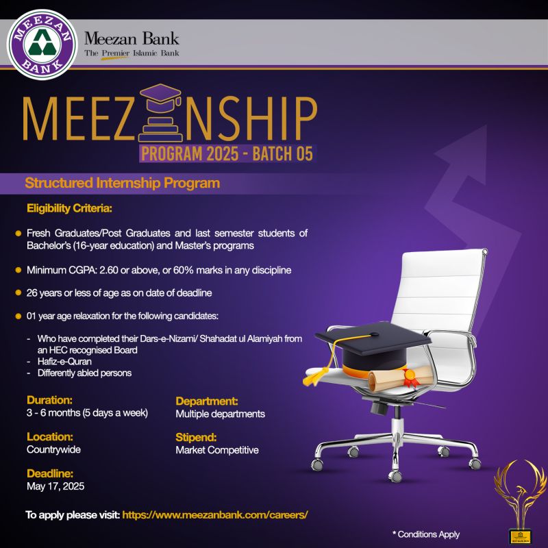 Meezan Bank Internship Program 2025
