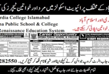 Teaching Jobs for Males and Females in Islamabad