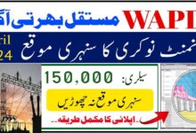 WAPDA Jobs 2024 Latest Advertisement Online Apply via NTS