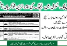 Army Public School and College Pasban Rawalpindi Jobs 2024