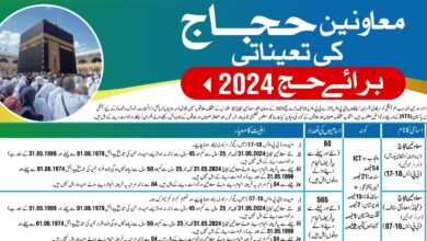 Moavineen-e-Hujjaj for Hajj Operation 2024 via NTS