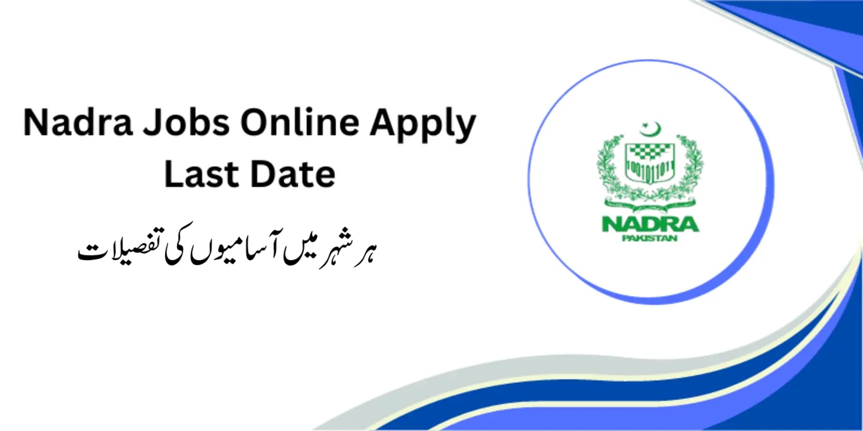 NADRA Jobs 2024 City Wise Details of Posts for Junior Executives
