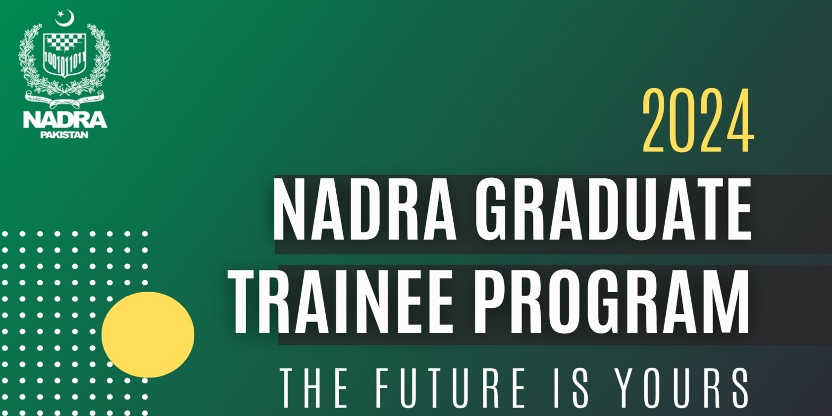 NADRA Graduate Trainee Program 2024