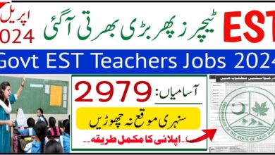 EST Elementary School Teachers (BPS-11) Job Vacancies for Males and Females in AJK