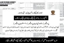 LCWU Jobs 2025 Online Apply