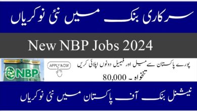 NBP OG-III Jobs 2024 Latest Advertisement