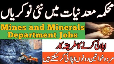 Pakistan Mineral Department MTO Program 2024
