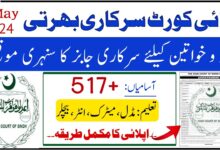 Sindh High Court Jobs 2024 Latest Advertisement