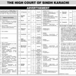 Sindh High Court Jobs Advertisement 1