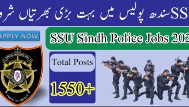 Special Security Unit SSU Jobs 2024