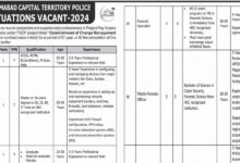 Islamabad Police Jobs 2024 Latest Advertisement (PPS-01 to PPS-07)