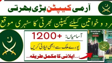 Join Pakistan Army as Captain 2025 ICTOs