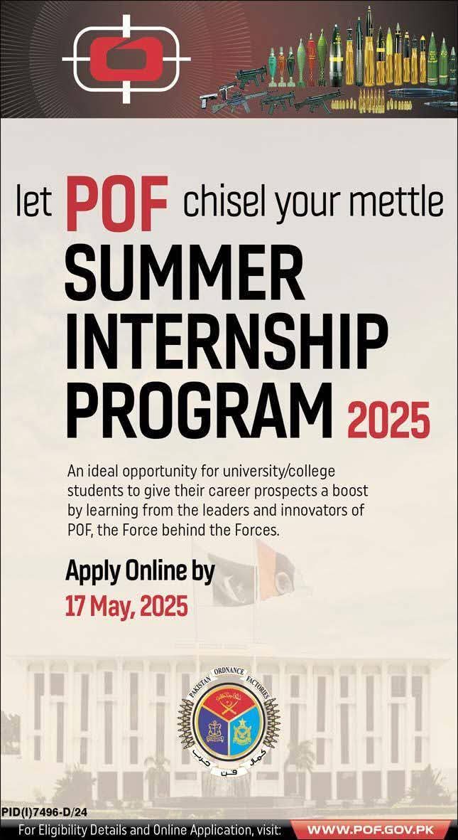 POF Summer Internship Program 2025