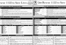 Rescue 1122 Punjab Jobs 2025