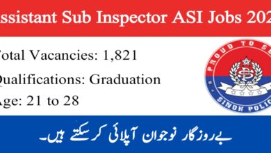 Assistant Sub Inspector ASI Sindh Police Jobs 2024