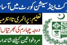 District & Sessions Court Latest Jobs 2024