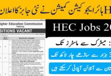 Higher Education Commission HEC Latest Jobs 2024