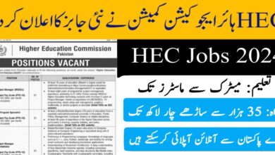 Higher Education Commission HEC Latest Jobs 2024