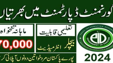 Press Information Department PID Jobs 2024