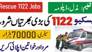 Rescue 1122 Latest Jobs 2024 - Last Date to Apply 12 July 2024