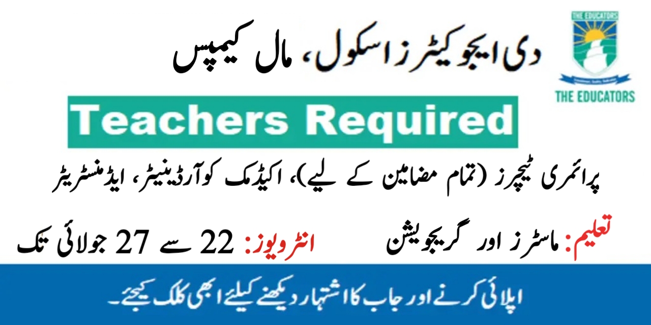 The Educators Jobs 2024 Mall Campus