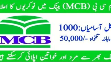 MCB Bank Latest Jobs 2024