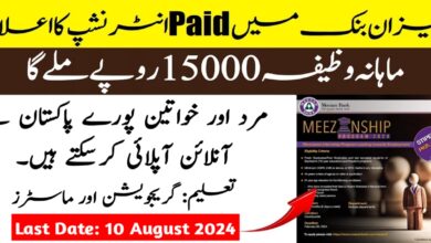 Meezan Bank Summer Internship Program 2024