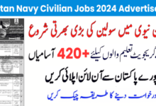 Pakistan Navy Civilian Jobs 2024 Advertisement