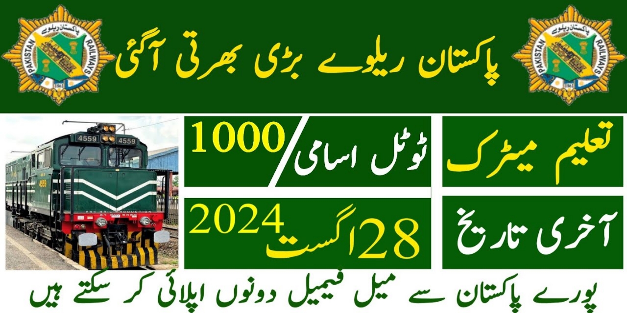 Pakistan Railway Latest Jobs August 2024