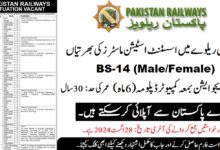 Pakistan Railways Assistant Station Master (BS-14) Jobs 2024