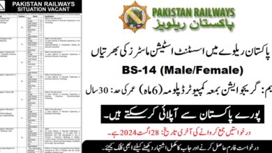 Pakistan Railways Assistant Station Master (BS-14) Jobs 2024