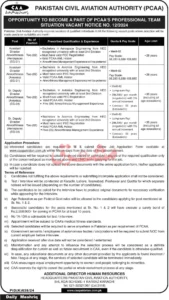 PCAA Pakistan Civil Aviation Authority Jobs 2024 for Assistant Directors