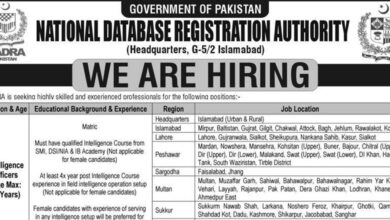 NADRA Intelligence Officers Latest Jobs 2024