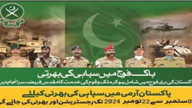 Pak Army Soldier Jobs 2024