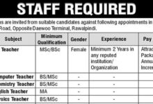 Army Public School GLD Campus Jobs 2025 Advertisements