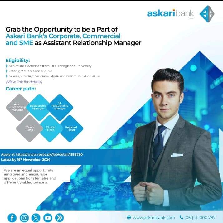 Askari Bank Assistant Relationship Manager Jobs 2024