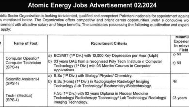 Atomic Energy Jobs November 2024