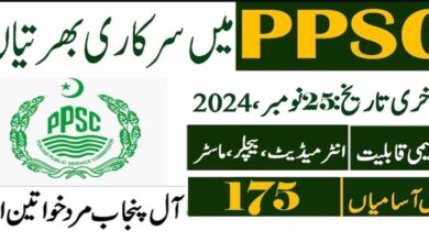 Latest PPSC Jobs Advertisement No 32